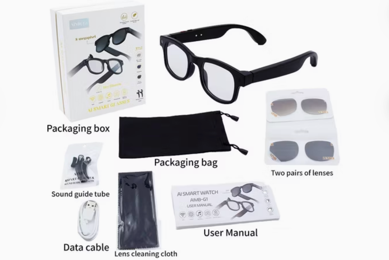 Lunettes connectées Modèle AIMB-G1 avec caméra